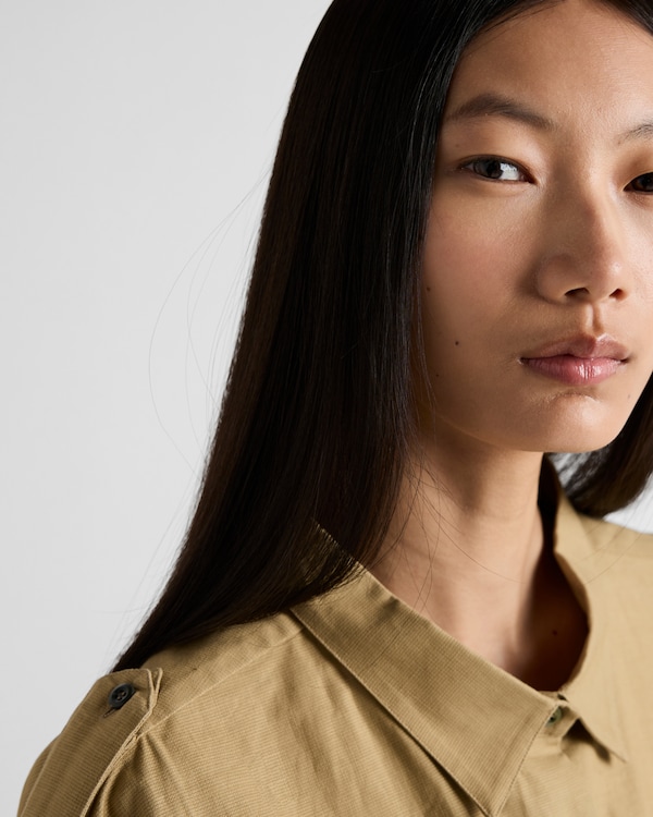 オーバーサイズ コットン シャツ オーバーサイズ コットン シャツ