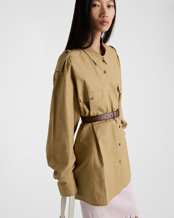 オーバーサイズ コットン シャツ オーバーサイズ コットン シャツ