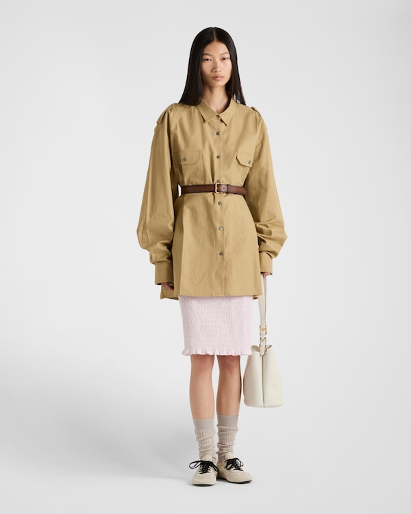 オーバーサイズ コットン シャツ オーバーサイズ コットン シャツ