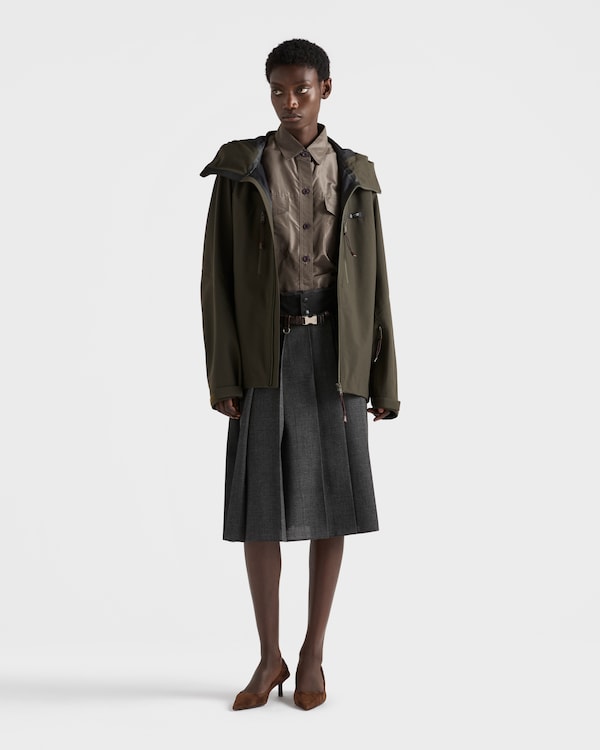 Short-sleeved taffeta shirt Short-sleeved taffeta shirt