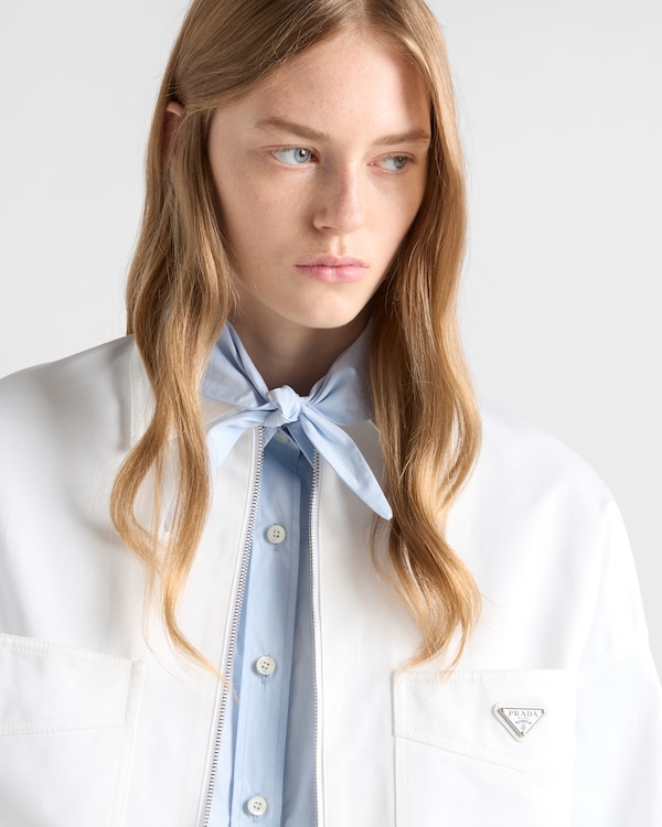 Chino blouson jacket - White Chino blouson jacket - White
