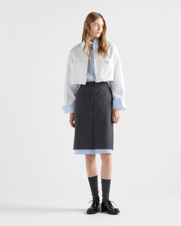 Chino blouson jacket - White Chino blouson jacket - White