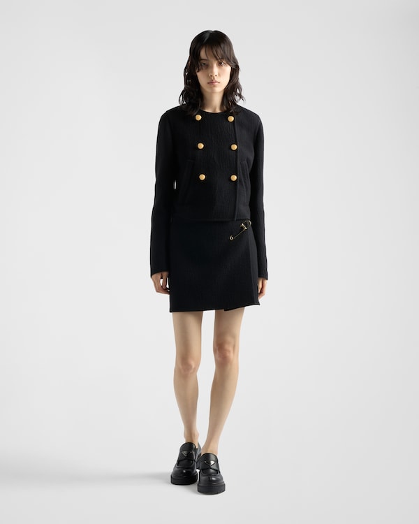 Double-breasted twill jacket Double-breasted twill jacket