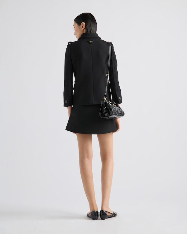 Double-breasted natté jacket Double-breasted natté jacket