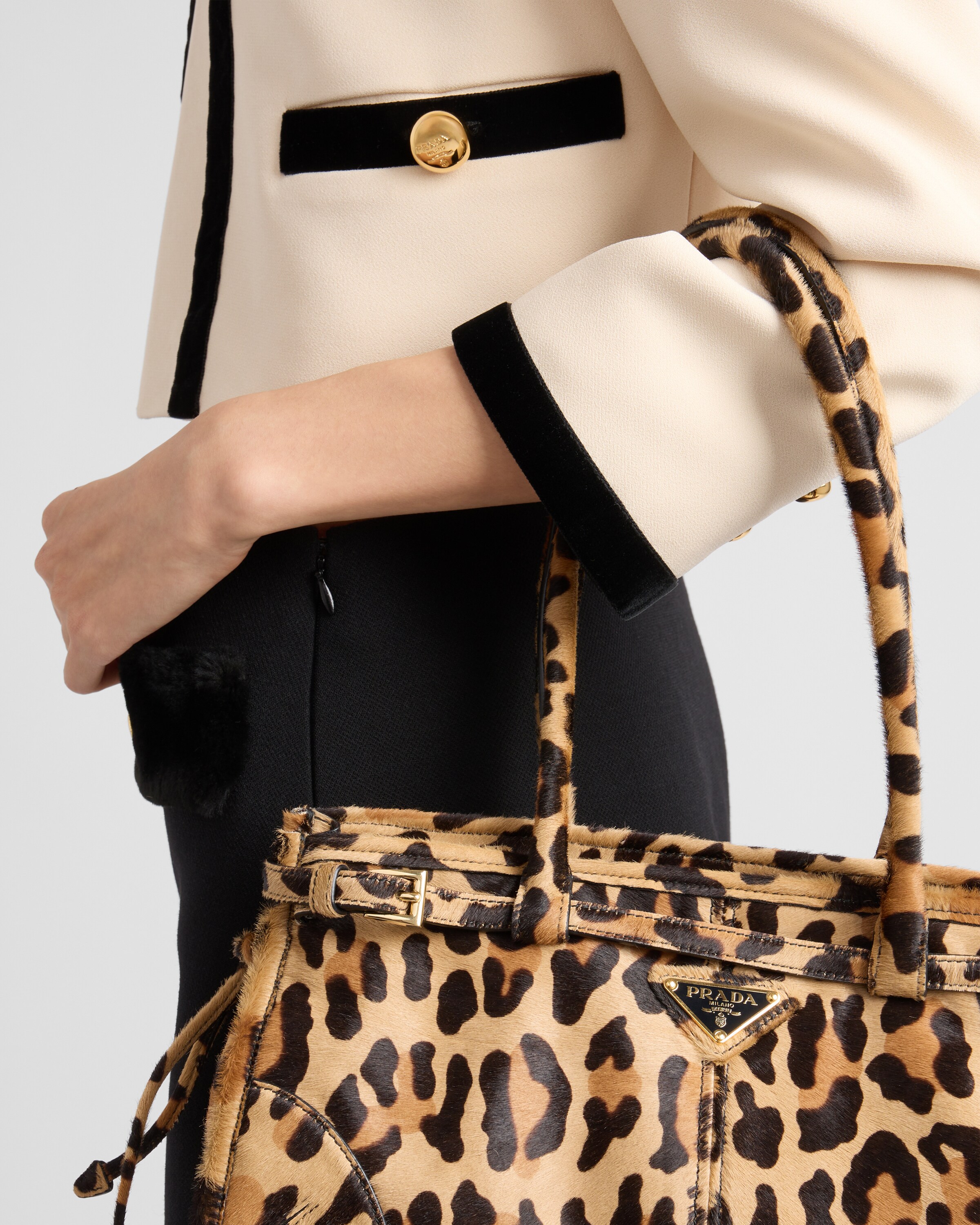 ナチュラル シングルブレスト コンパクトサブレ ジャケット | PRADA