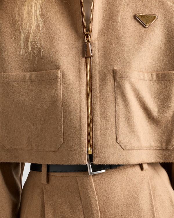 キャメルヘア ブルゾンジャケット キャメルヘア ブルゾンジャケット