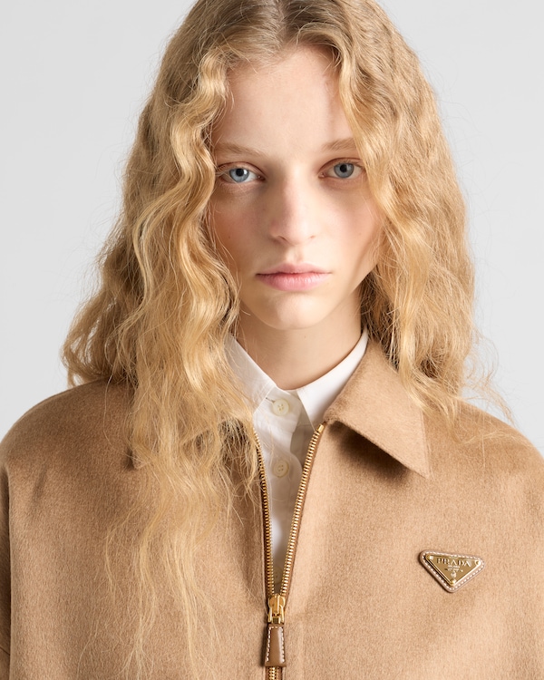 キャメルヘア ブルゾンジャケット キャメルヘア ブルゾンジャケット