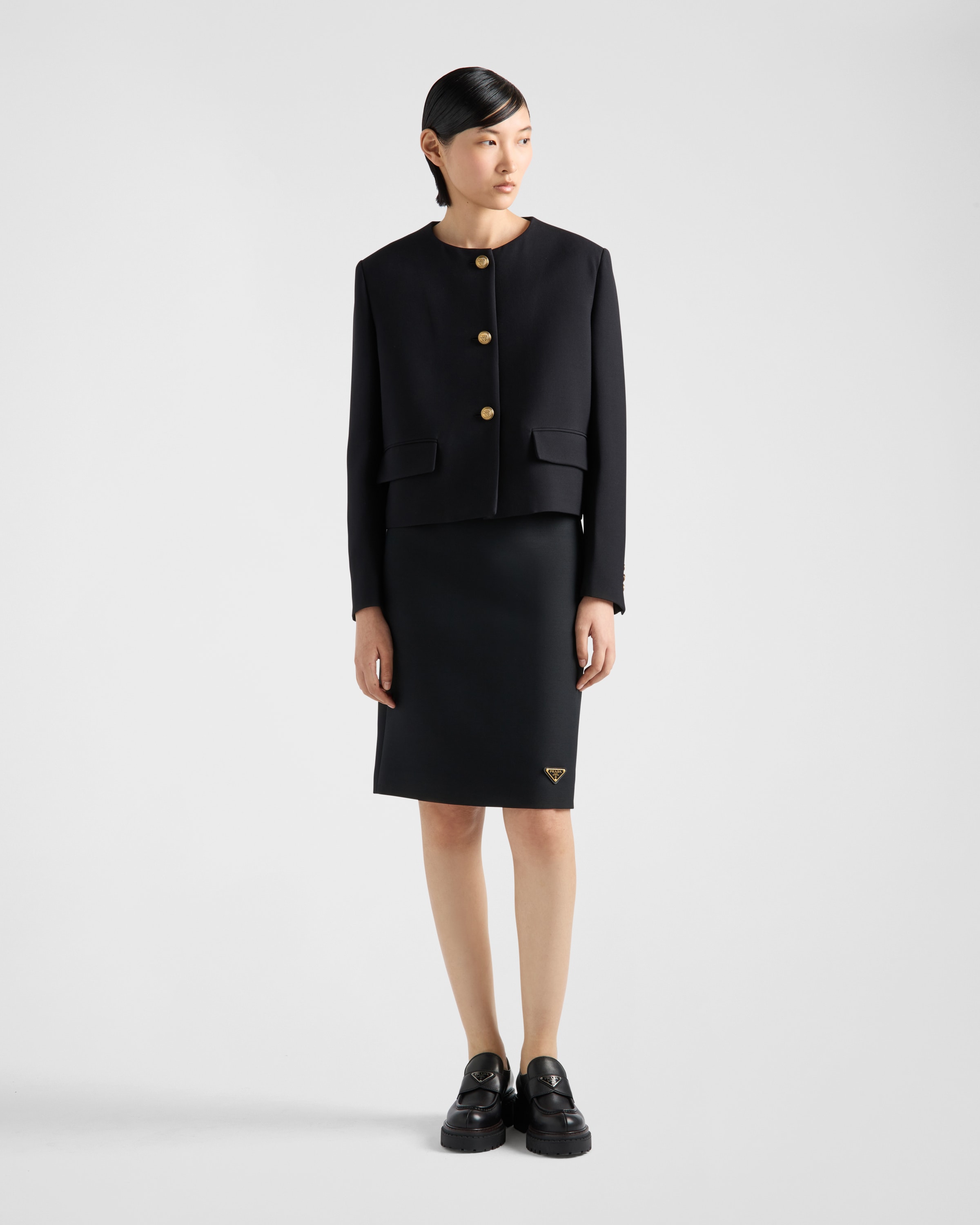 Prada stretch top cloth coat