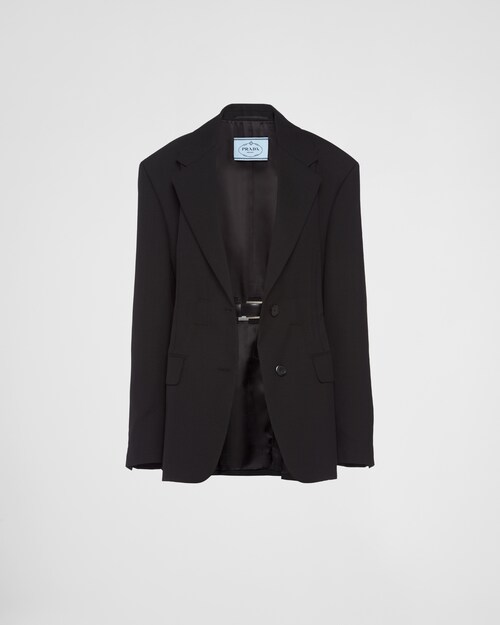 Prada Single-breasted wool jacket 1