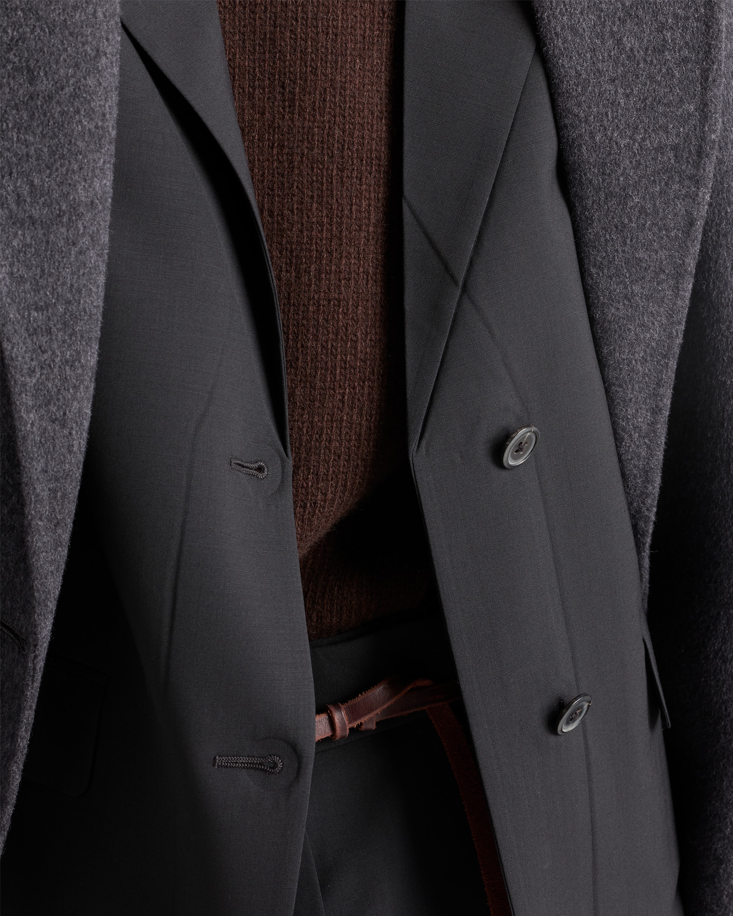 Black Single-breasted Jacket In Superfine Wool | PRADA