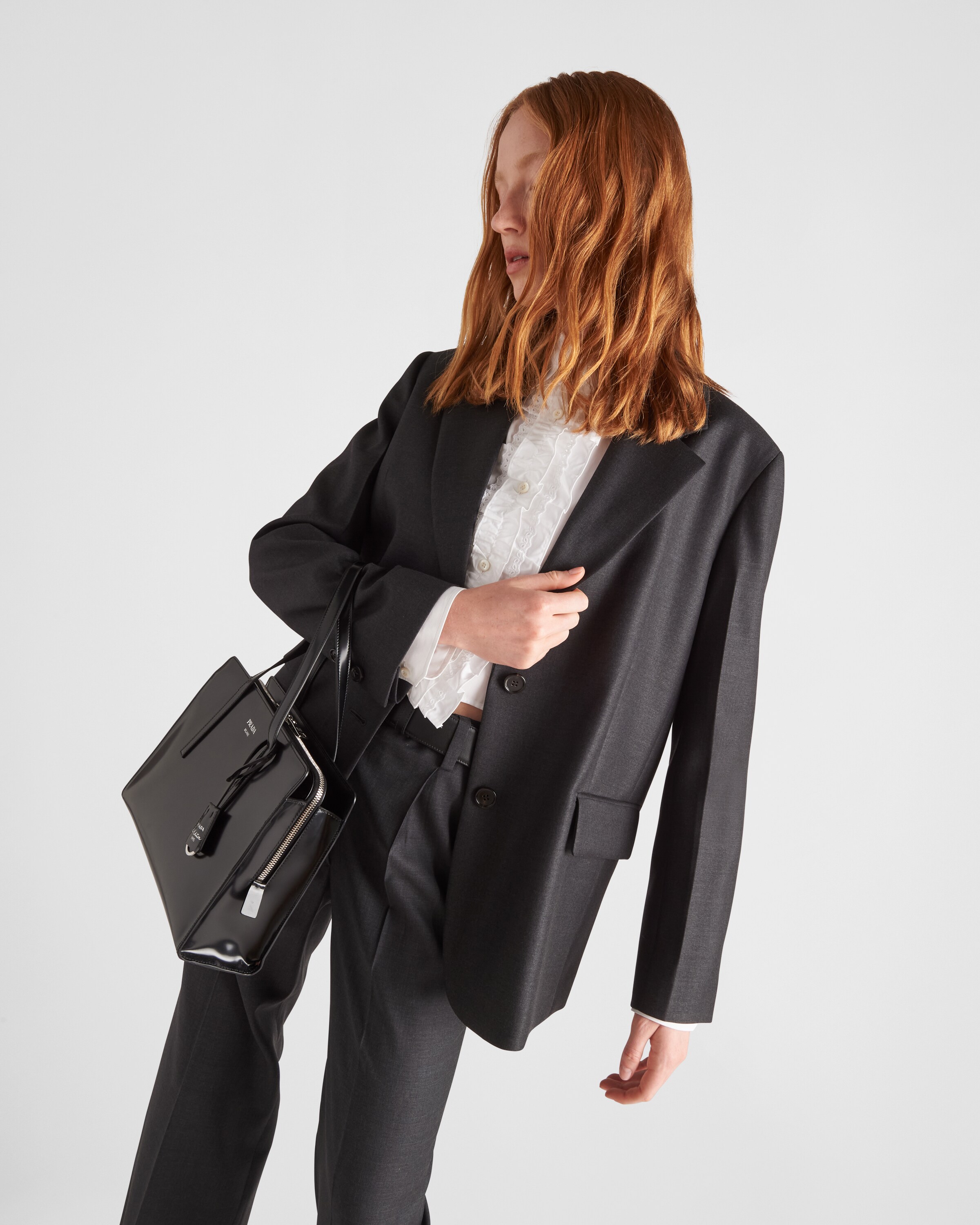 Prada Single\u002Dbreasted, wool\u002Dgabardine jacket 3