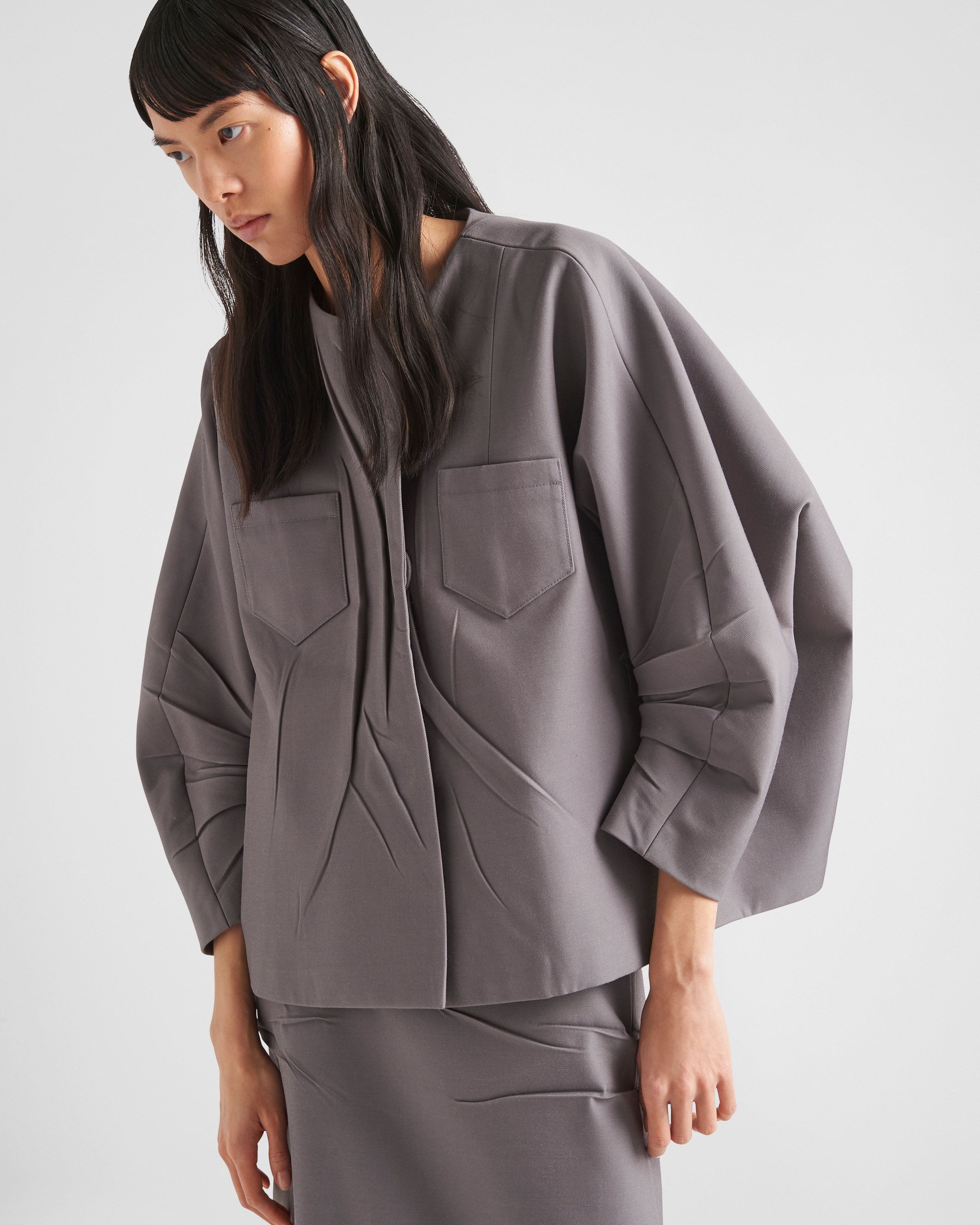 Prada Single\u002Dbreasted gabardine jacket 3