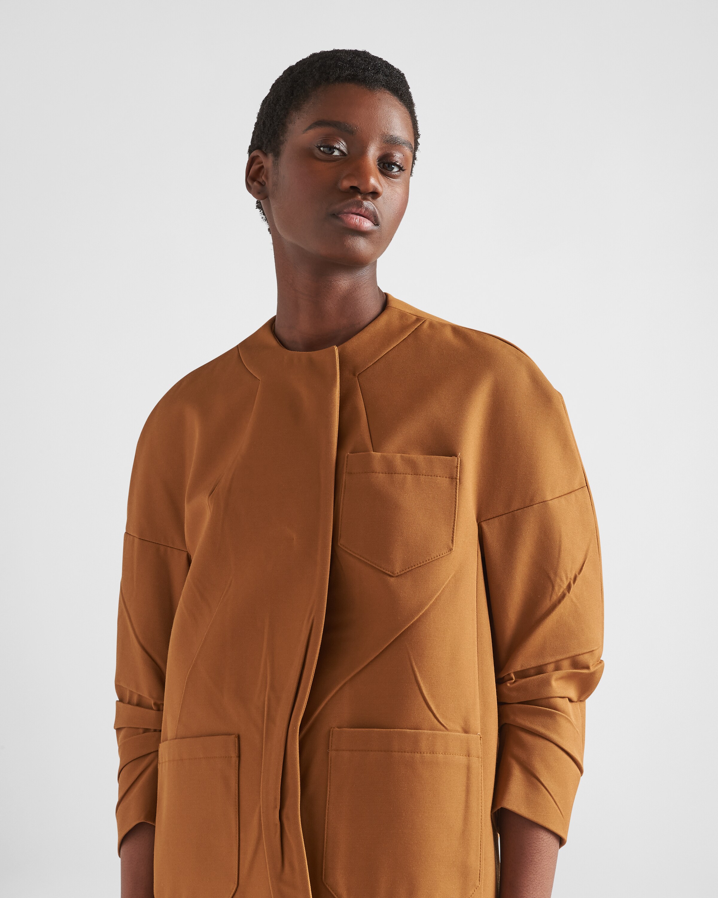 Prada Single\u002Dbreasted gabardine jacket 3
