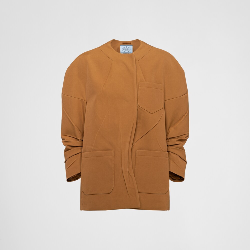 Prada Giacca monopetto in gabardine 1