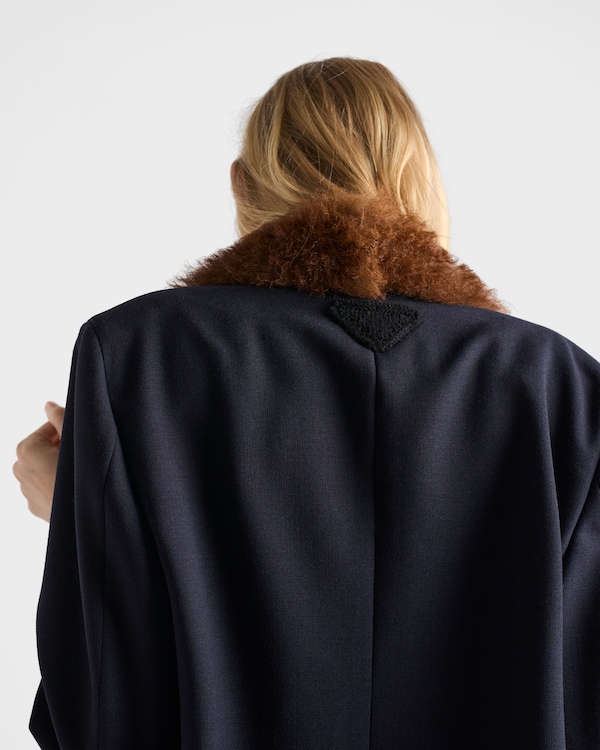 Single-breasted rush stitch jacket Single-breasted rush stitch jacket