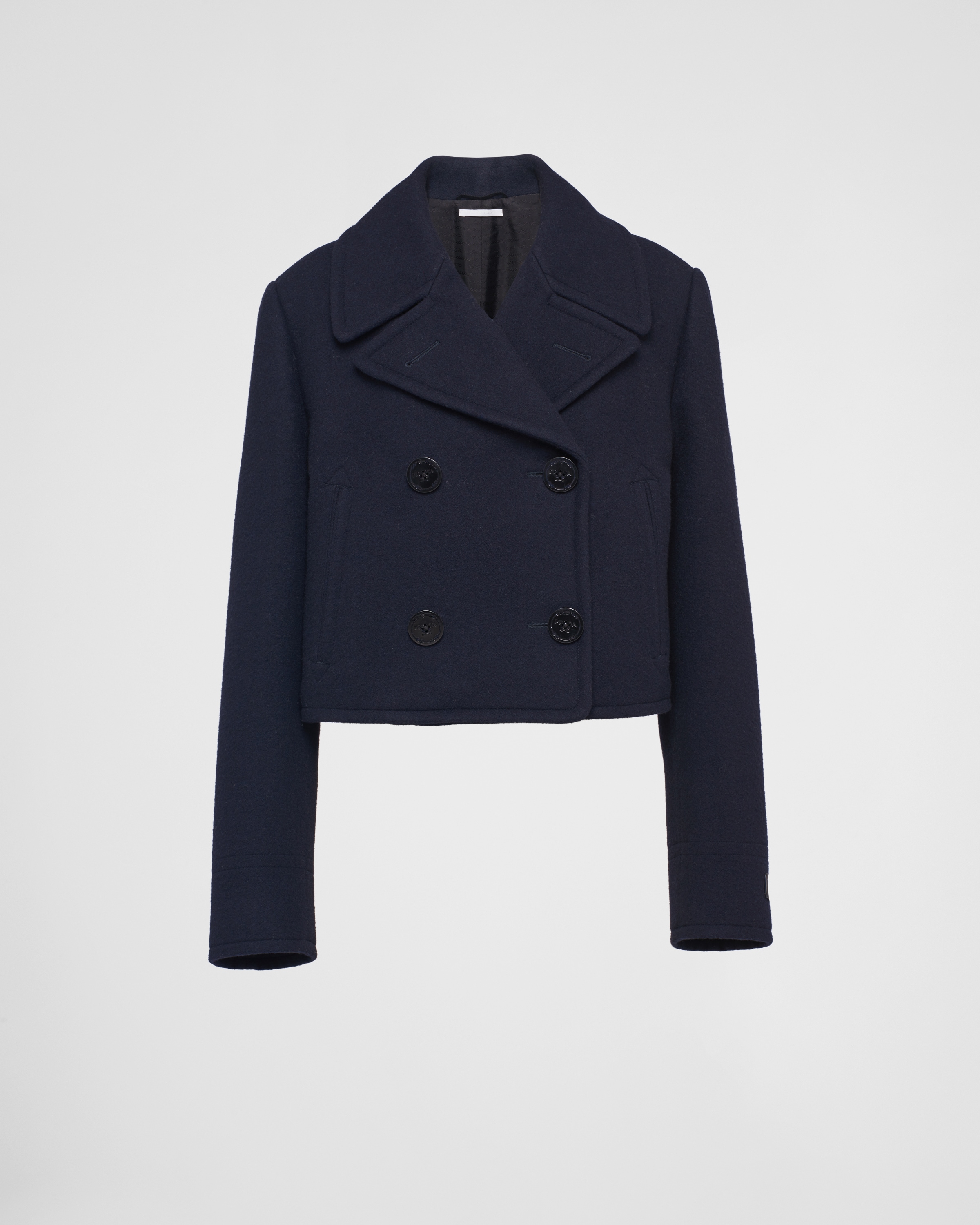 Double breasted cloth peacoat