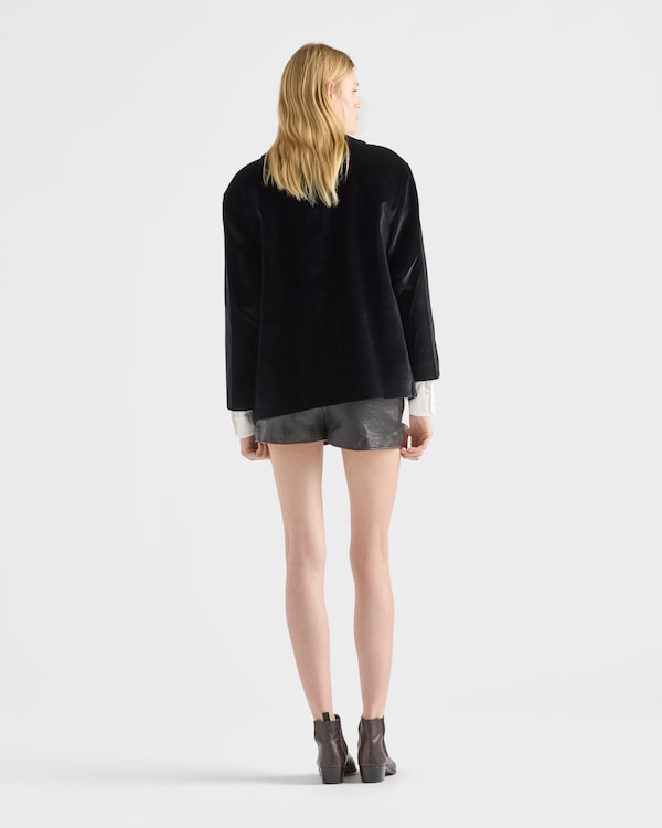 Single-breasted caban jacket Single-breasted caban jacket