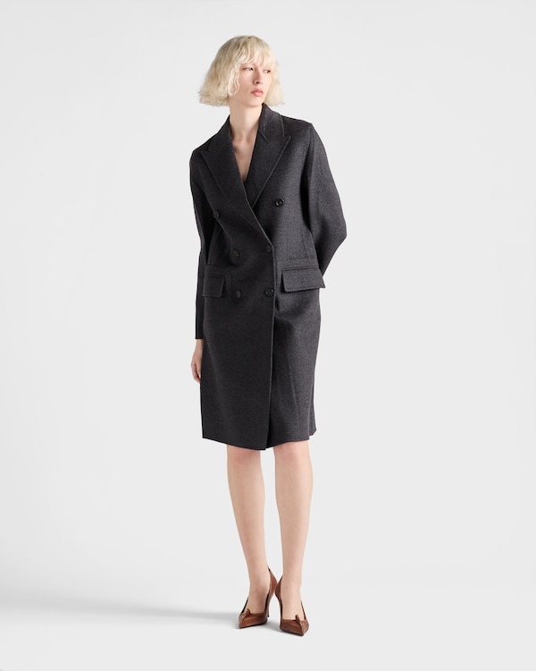 Double-breasted double cashwool coat Double-breasted double cashwool coat