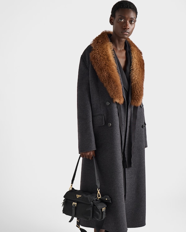 Double-breasted double cashwool coat Double-breasted double cashwool coat