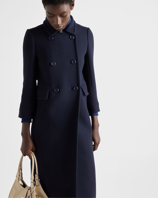 Cappotto monopetto in tela nattè Cappotto monopetto in tela nattè