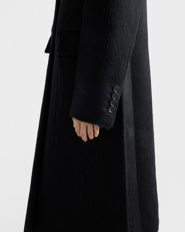 Manteau droit en velours Manteau droit en velours