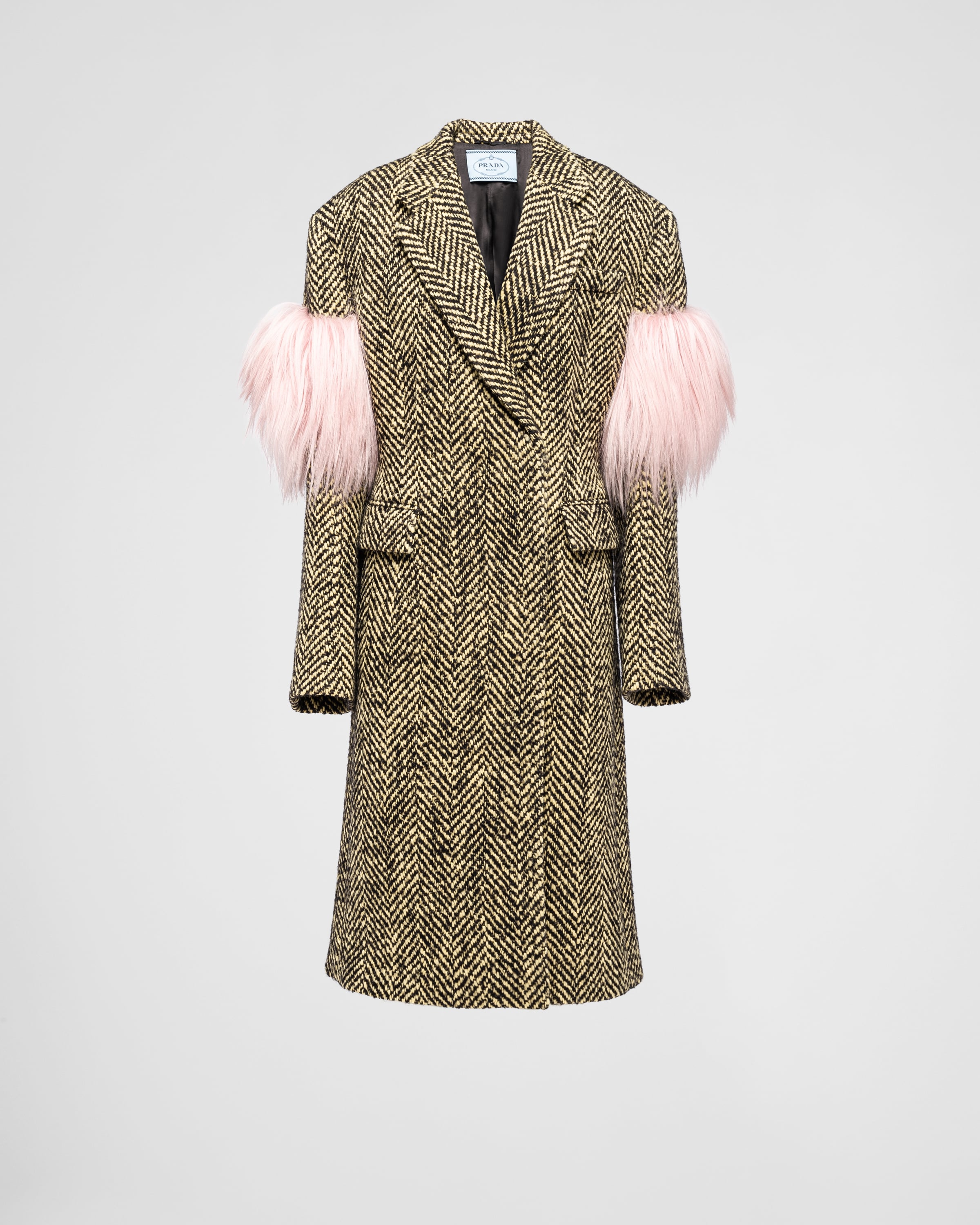Prada leopard coat clearance
