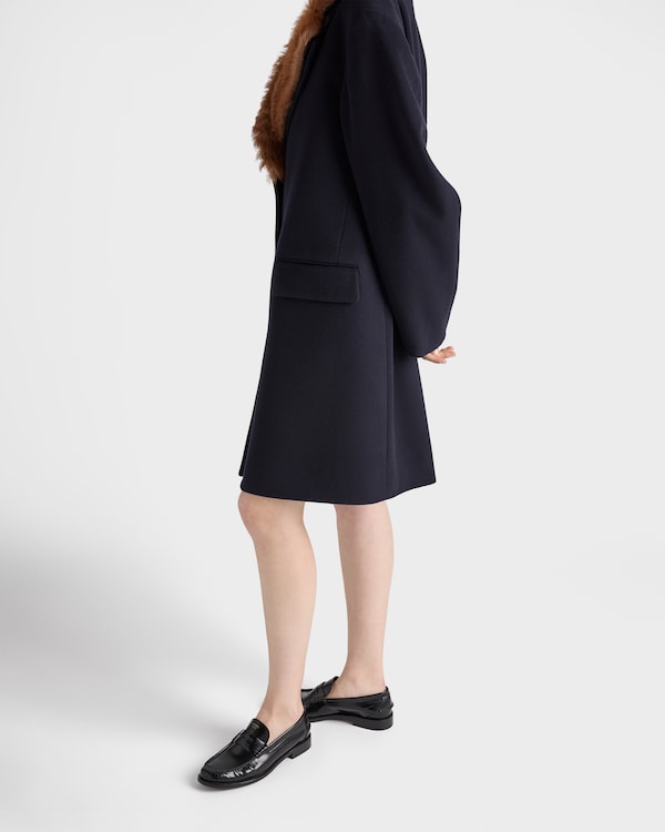 Single-breasted cloth coat Single-breasted cloth coat