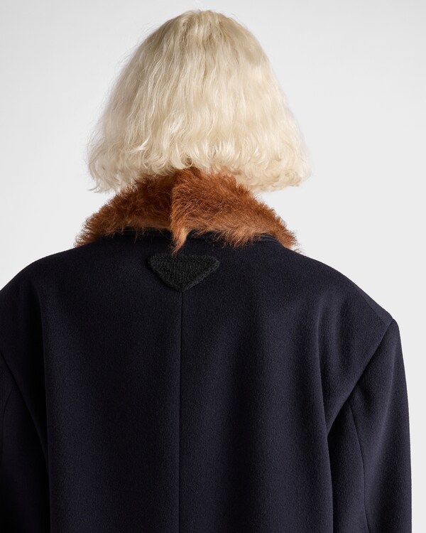 Single-breasted cloth coat Single-breasted cloth coat