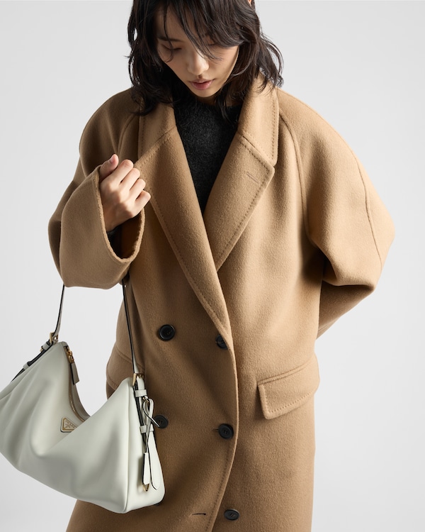 Double-breasted cashgora coat Double-breasted cashgora coat