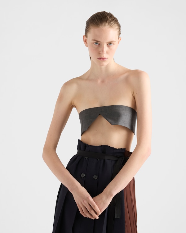 Wool top - Slate Gray Wool top - Slate Gray