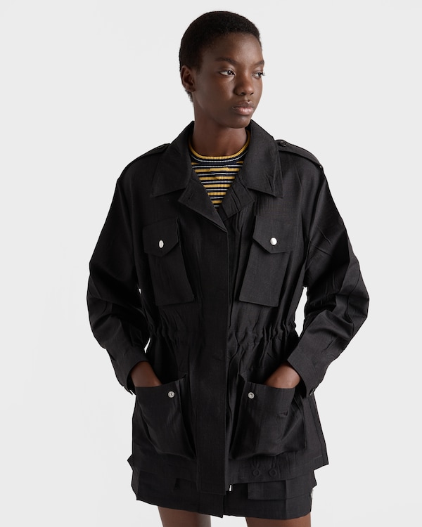 初剪马海毛外套 - 灰色 初剪马海毛外套 - 灰色