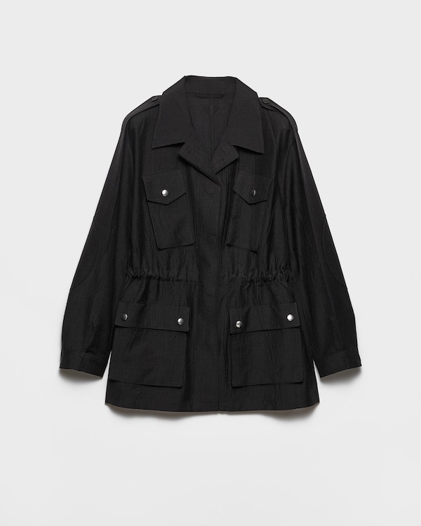 初剪马海毛外套 - 灰色 初剪马海毛外套 - 灰色