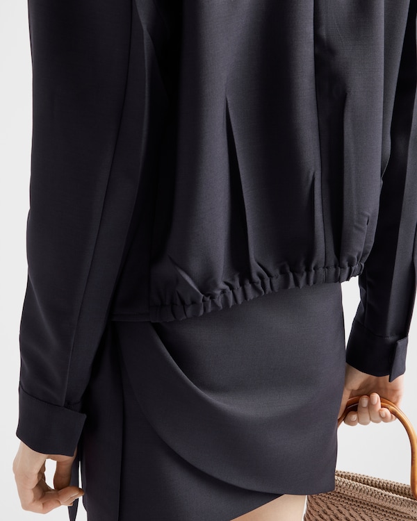 初剪马海毛短夹克 初剪马海毛短夹克