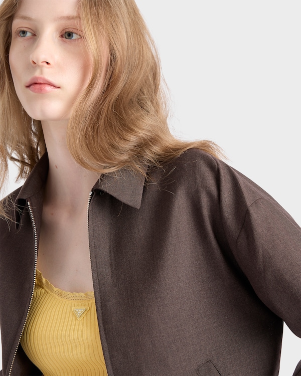 初剪马海毛短夹克 初剪马海毛短夹克