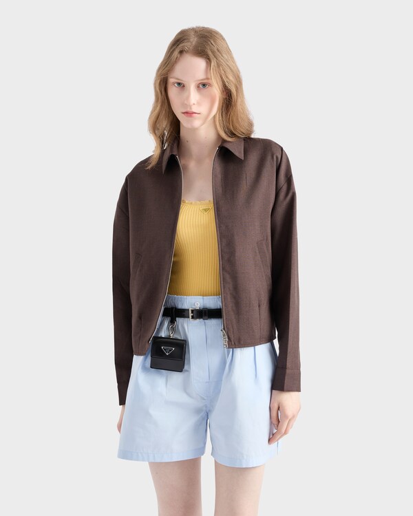 初剪马海毛短夹克 初剪马海毛短夹克