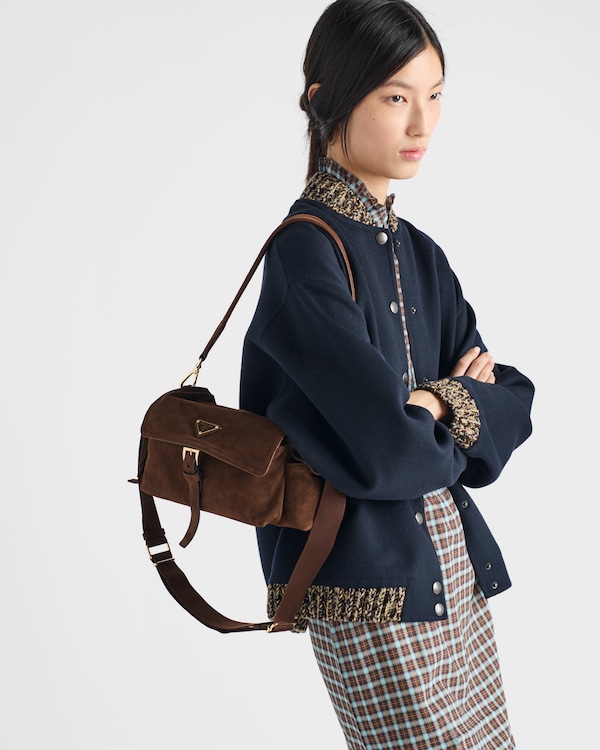 Double cashmere and wool bomber jacket Double cashmere and wool bomber jacket