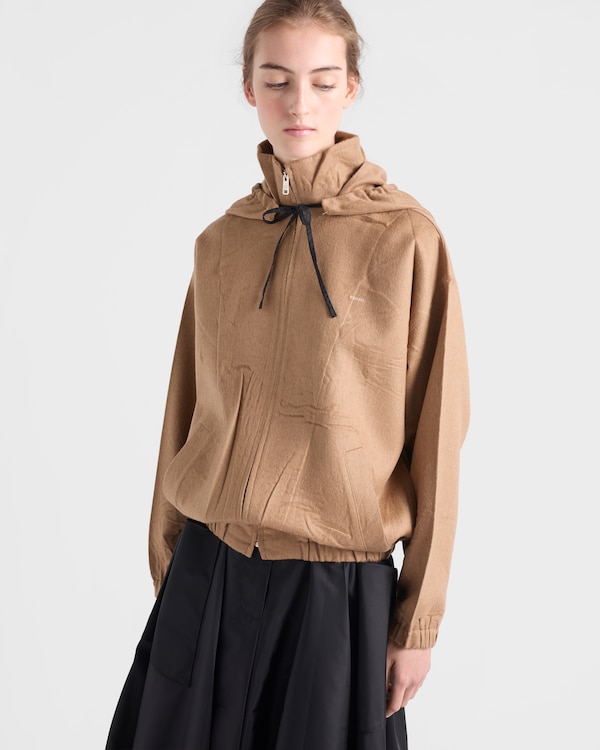 카멜 헤어 블루종 재킷 - 카멜 브라운 카멜 헤어 블루종 재킷 - 카멜 브라운