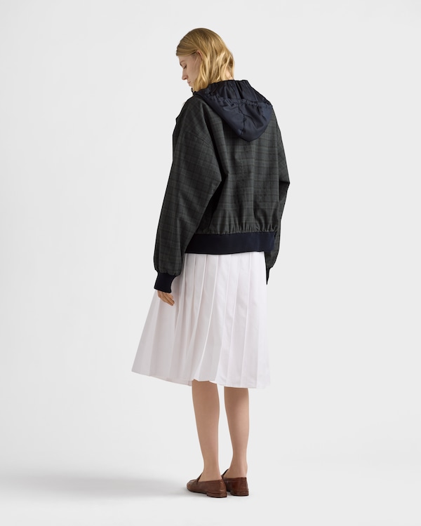 Prince of Wales checked wool jacket - Hematite Prince of Wales checked wool jacket - Hematite