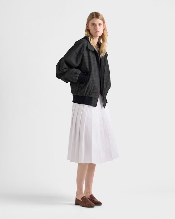 Prince of Wales checked wool jacket - Hematite Prince of Wales checked wool jacket - Hematite