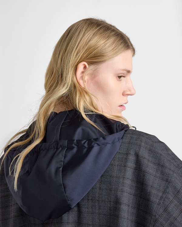 Prince of Wales checked wool jacket - Hematite Prince of Wales checked wool jacket - Hematite