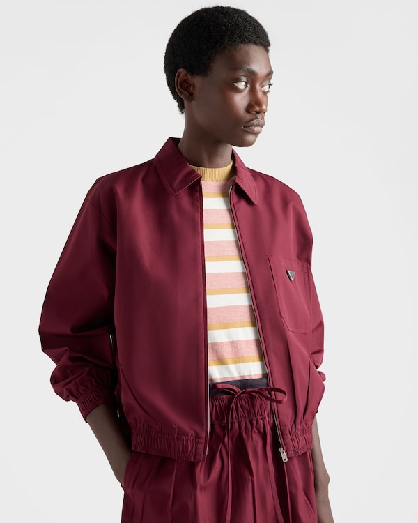 Poplin jacket - Garnet Poplin jacket - Garnet
