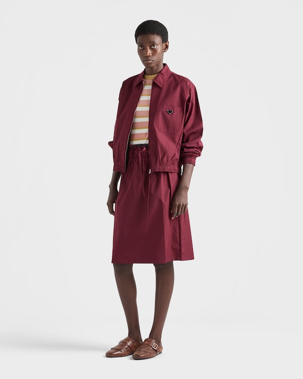 Poplin jacket - Garnet Poplin jacket - Garnet