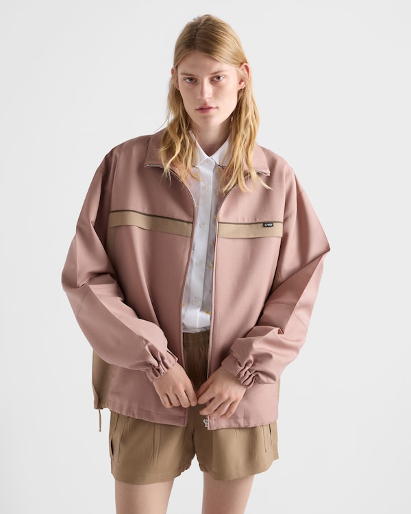 Mohair wool blouson jacket - Opaline Mohair wool blouson jacket - Opaline