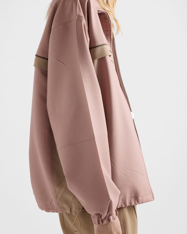 Mohair wool blouson jacket - Opaline Mohair wool blouson jacket - Opaline