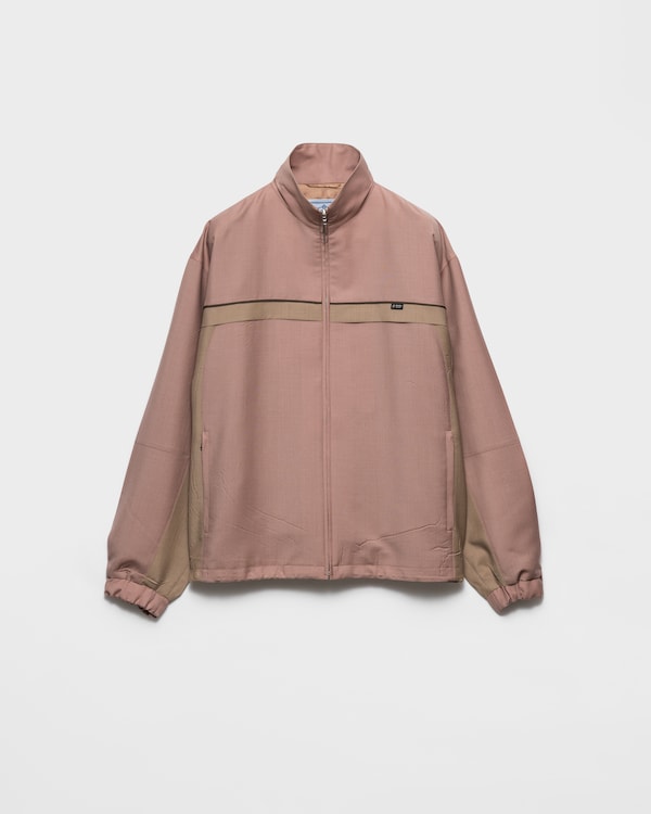 Mohair wool blouson jacket - Opaline Mohair wool blouson jacket - Opaline
