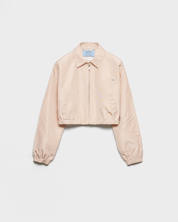 Faille blouson jacket - Sand Beige Faille blouson jacket - Sand Beige