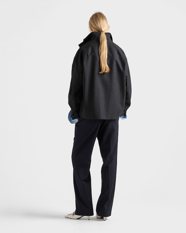 Re-Wool blouson jacket - Anthracite Gray Re-Wool blouson jacket - Anthracite Gray
