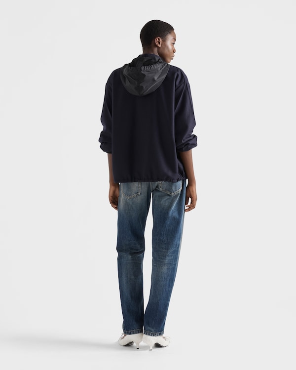 Re-Wool blouson - Navy Re-Wool blouson - Navy