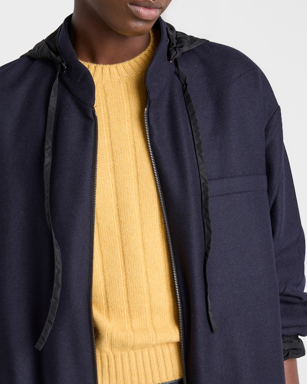 Re-Wool blouson - Navy Re-Wool blouson - Navy