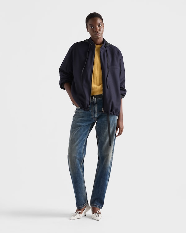 Re-Wool blouson - Navy Re-Wool blouson - Navy